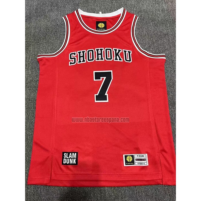 Camiseta Shohoku Miyagi NO 7 Rojo